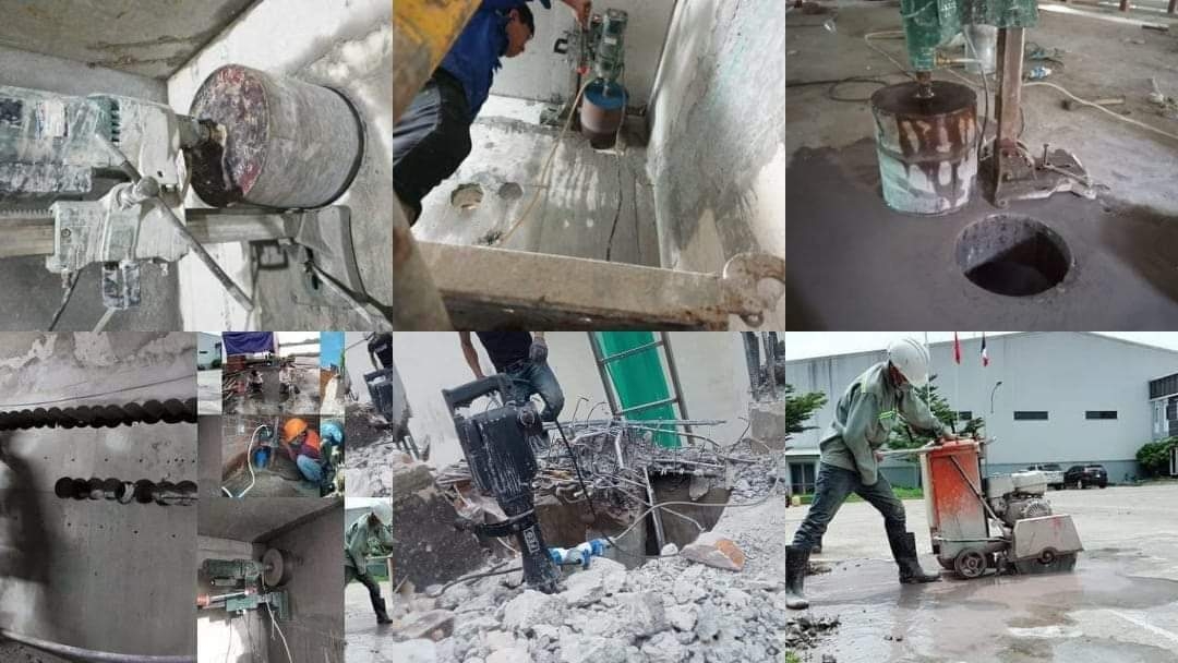 Dịch vụ khoan cắt bê tông tại Bù Đăng giá rẻ